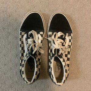 Low-Top Checkered Vans